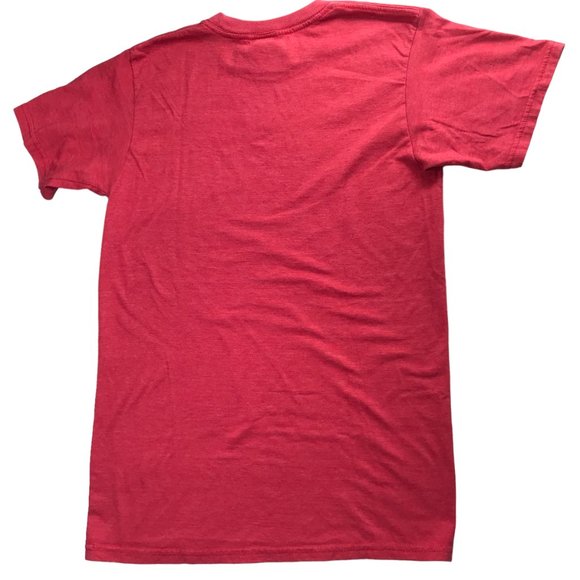 STAR WARS Millenium Falcon T Shirt Short Sleeve Crew Neck. Red Size Men's Small - Picture 7 of 9